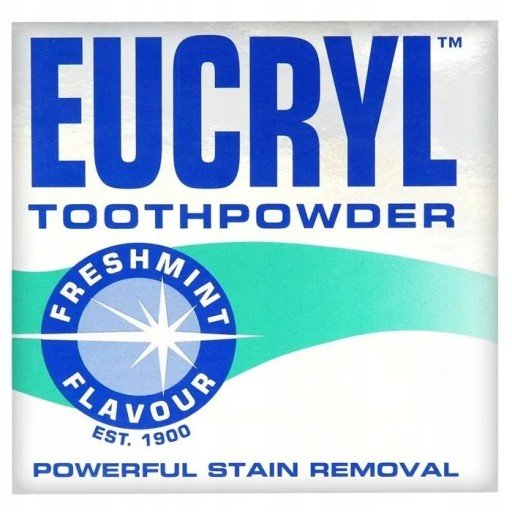 EUCRYL PRÁŠOK NA BIELENIE ZUBOV FRESHMINT 50g