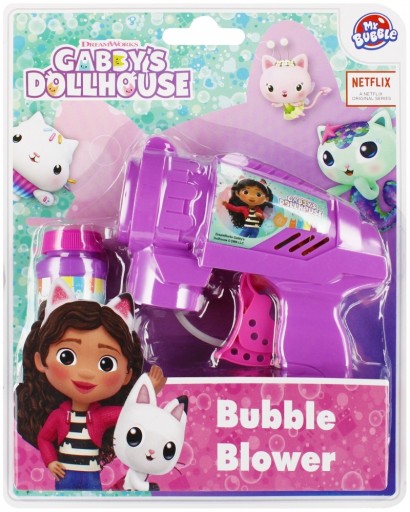 Mydlové bubliny 60ml Gabbys pištoľ. Cat House