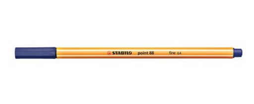 Popisovač STABILO POINT 88 rad 0,4 NÁMORNÍCKA MODRÁ x 5 KS