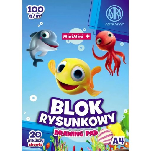 A4 podložka na kreslenie 20 listov 100g