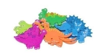 DEKORATÍVNE PENOVÉ NÁLEPKY S POTLAČOU DINOSAUROV
