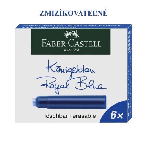 Krátke guľky Blue Faber-Castell