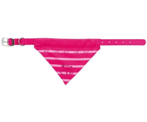 Nylonový golier so šatkou, S–M: 30–38 cm/20 mm, fuchsiová
