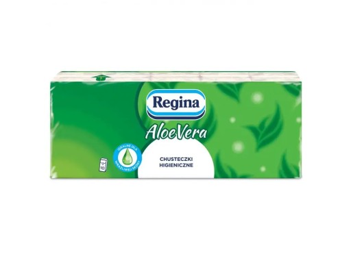 REGINA HYGIENICKÉ Utierky S ALOE VERA, BIELY 10X9, SILNÉ A JEMNÉ