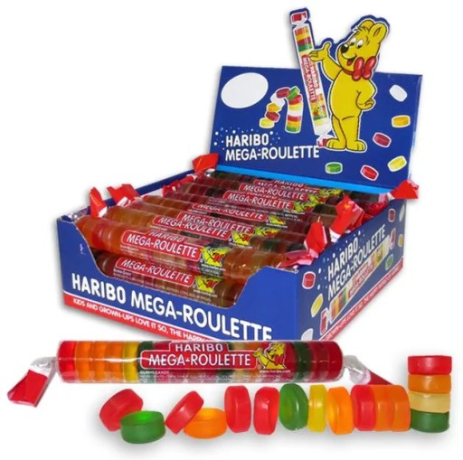Haribo Mega-Rulette Ovocné želé 45 g