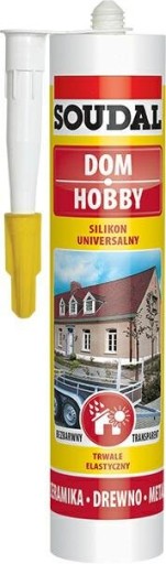 SOUDAL Univerzálny silikón bezfarebná 280 ml