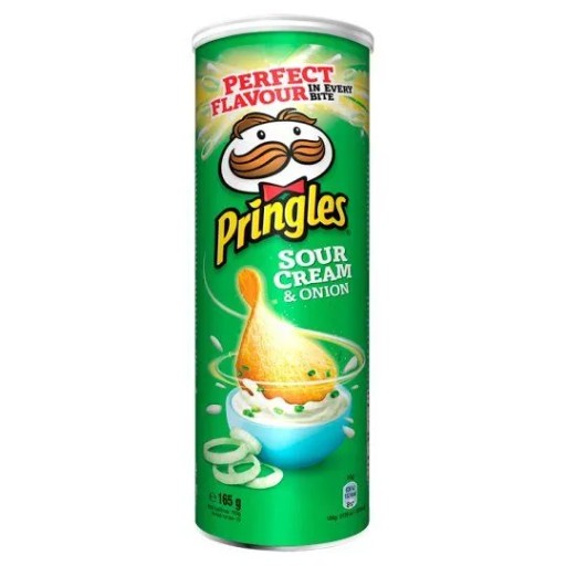 Pringles Kyslá smotana a cibuľa 165g lupienky