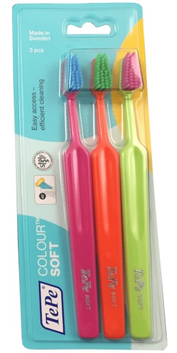 Zubná kefka TePe Color Select Soft 3 PACK 631