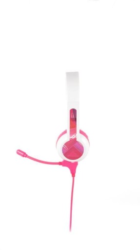 Káblové slúchadlá BuddyPhones StudyBuddy PINK