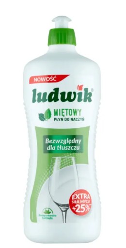 Ludwik - Prostriedok na umývanie riadu, mäta - 900 ml