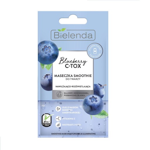 BLUEBERRY C-TOX Hydratačná a rozjasňujúca smoothie maska 8 g