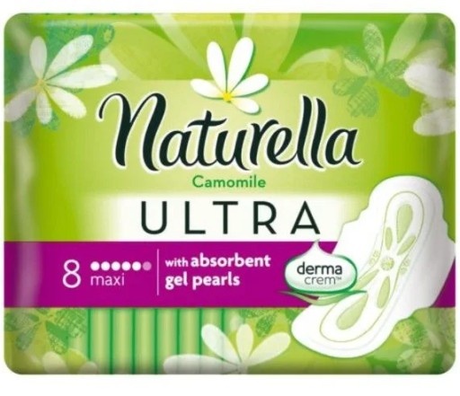 Naturella ultra maxi Camomile hygienické vložky 8 ks.