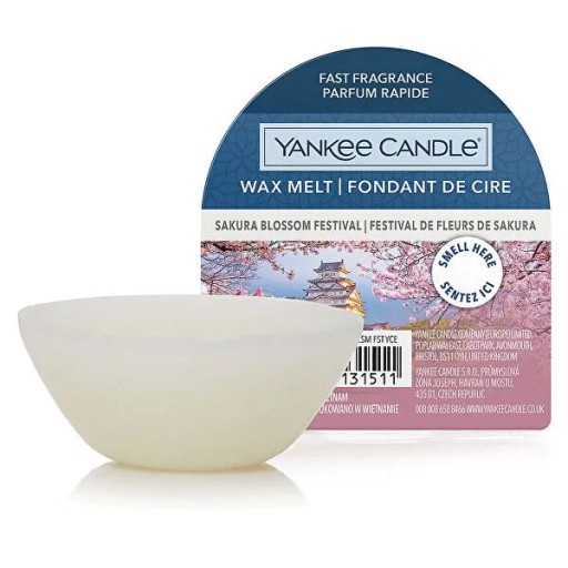 Vosk s vôňou Yankee Candle Sakura
