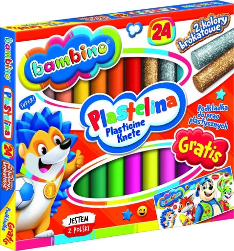 Plastelína 24col Bambino