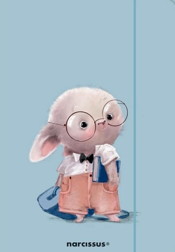 Zakladač s gumičkou Narcissus A4 Rabbit