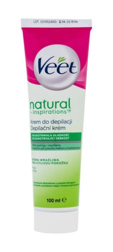 VEET Natural Inspirations Depilačný krém na nohy pre citlivú pokožku 100 ml