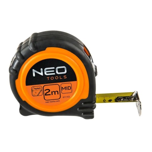 Valcovaná oceľová páska meria 2 m nylonový magnet NEO 67-112