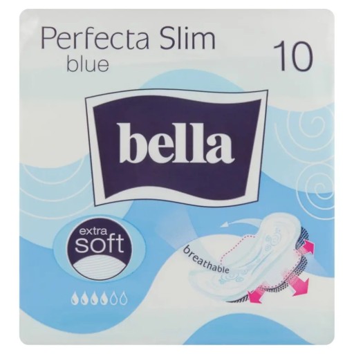 Bella Perfecta Ultra Blue hygienické vložky s krídelkami 10 ks.