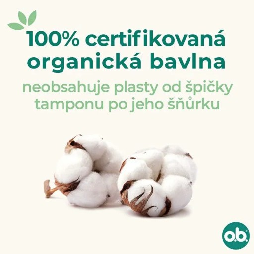 Organické tampóny Normal 16 ks.