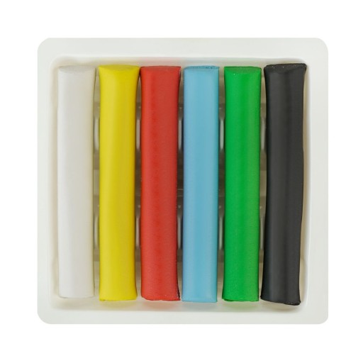 Neznačkujúci PLASTICINE 6 farieb EASY KIDS