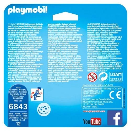 PLAYMOBIL 6843 DUOPACK PRINCEZNÁ A chyžná