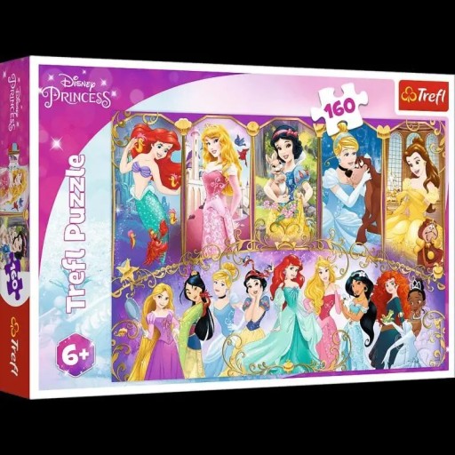 Puzzle 160 dielikov. Portréty Disney princezien