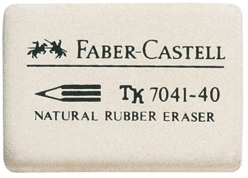 Gumička Faber-Castell biela bez latexu 1 ks.