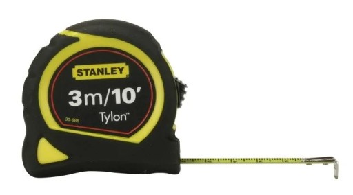 STANLEY BACK MEASURE 3M-10FT/12,7MM PLASTOVÝ PRYZ