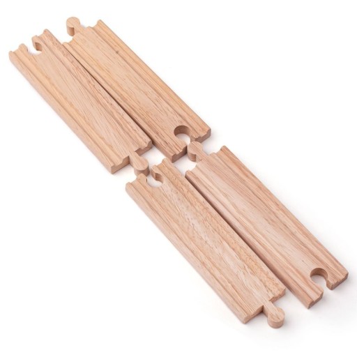 Sada dlhých drevených dráh 4 kusy od Bigjigs Toys