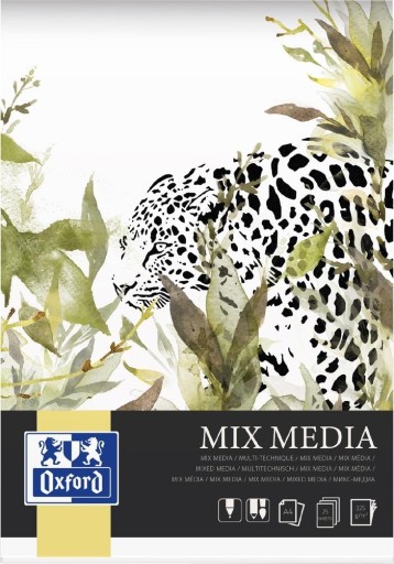 BLOCK MIX MEDIA A4/25K OXFORD ART 225G 400166123