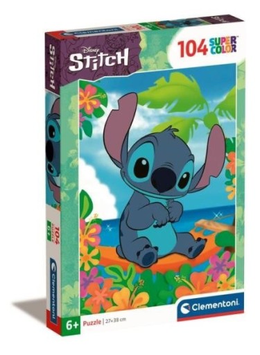 Lilo and Stitch super farba Puzzle Stitch 104 EL 27255 27x38 cm
