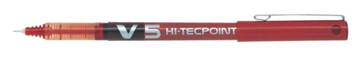 PILOT V5 Hi-Tecpoint jemná vložka červená x 2 ks