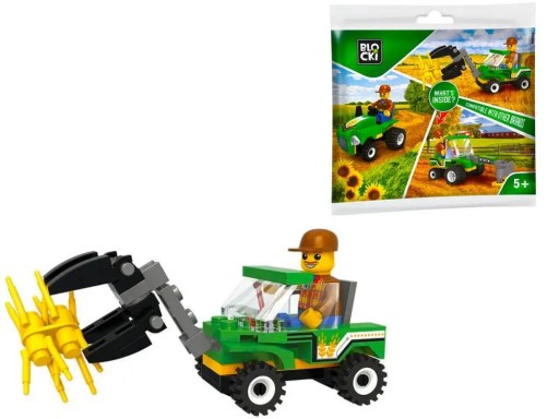 Klocki Blocki MyFarm Sachet - Traktor na slamu
