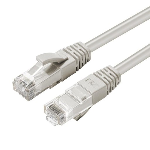 MicroConnect CAT6A UTP 1,5m sivá LSZH