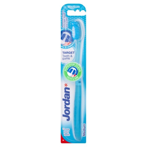 Jordan Target Teeth&Gums Stredná zubná kefka