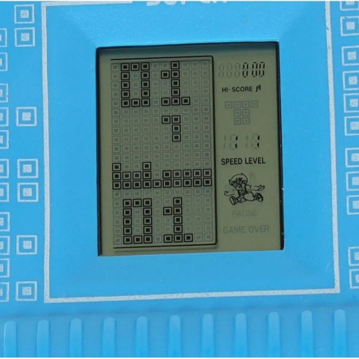 TETRIS 9999IN1 ELEKTRONICKÁ HRA MODRÁ