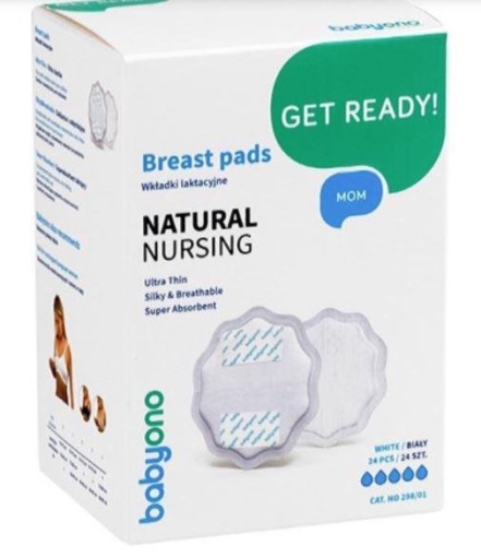 BabyOno Natural Nursing podložky na dojčenie 298/01