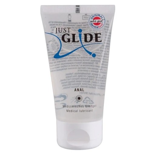 Bezfarebný análny gél Just Glide bez zápachu 50 ml