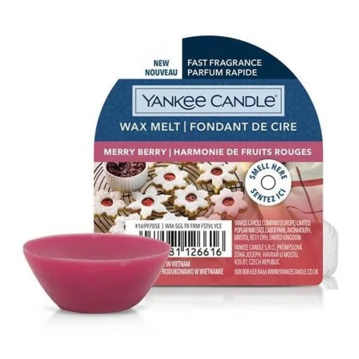 Vosk s vôňou Yankee Candle Merry Berry