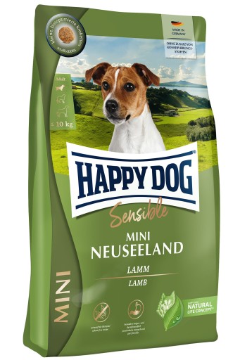 Happy Dog - Mini Neuseeland Nový Zéland - LAMB - 300G + ZDARMA!