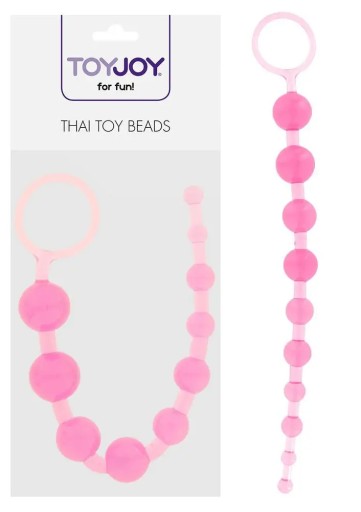 Zástrčky/loptičky - THAI TOY BEADS RUŽOVÁ