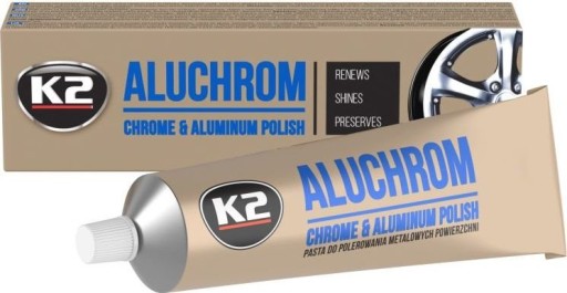 K2 ALUCHROM PASTA NA LEŠTENIE CHROMU A HLINÍKA