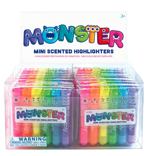 Ooly: Mini zvýrazňovače s vôňou Monsters