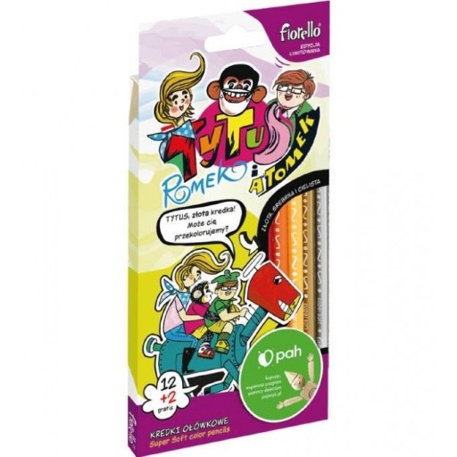 Fiorello Tytus Romek a A'Tomek pastelky 12+2 ks 170-2725