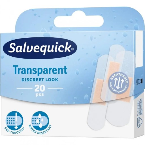 SALVEQUICK sada Transparentných omietok 20 ks.