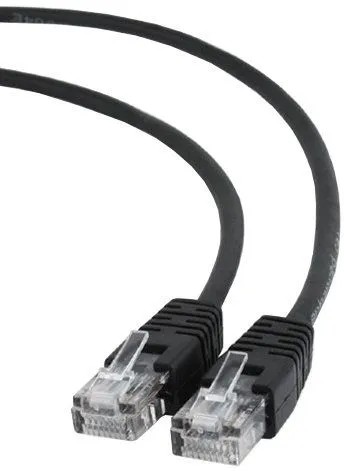 Gembird PP12-3M/BK UTP sieťový kábel kat.5e Patch kábel RJ-45 (3 m) čierny