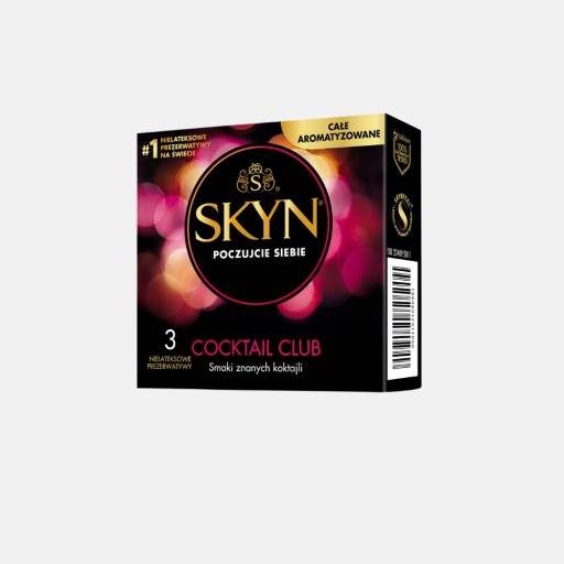 Unimil Skyn Cocktail Club nelatexové kondómy 3 ks