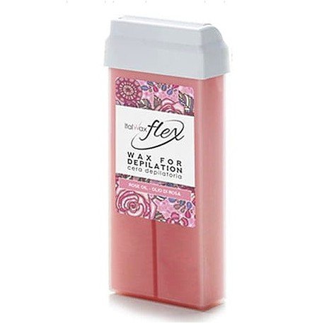 ItalWax Flex vosk na depiláciu v rolke 100 ml, ruža