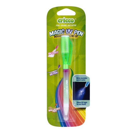 Neviditeľné UV CRICCO magické pero