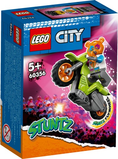 LEGO Bricks City 60356 Kaskadérsky motocykel s medveďom